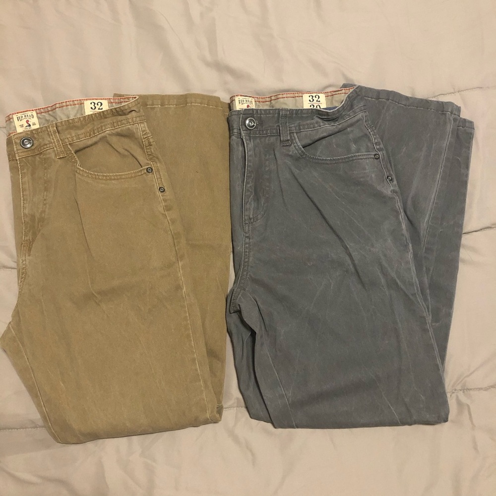 2 pair of Redhead men’s pants